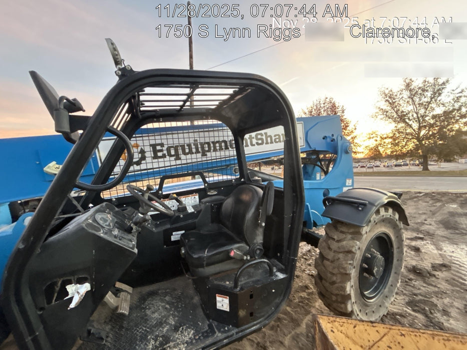 2019 Genie GTH-636 Canopy, Solid RT Tires, LED Work Lights, Beacon 60" QA Carriage, 48" Forks