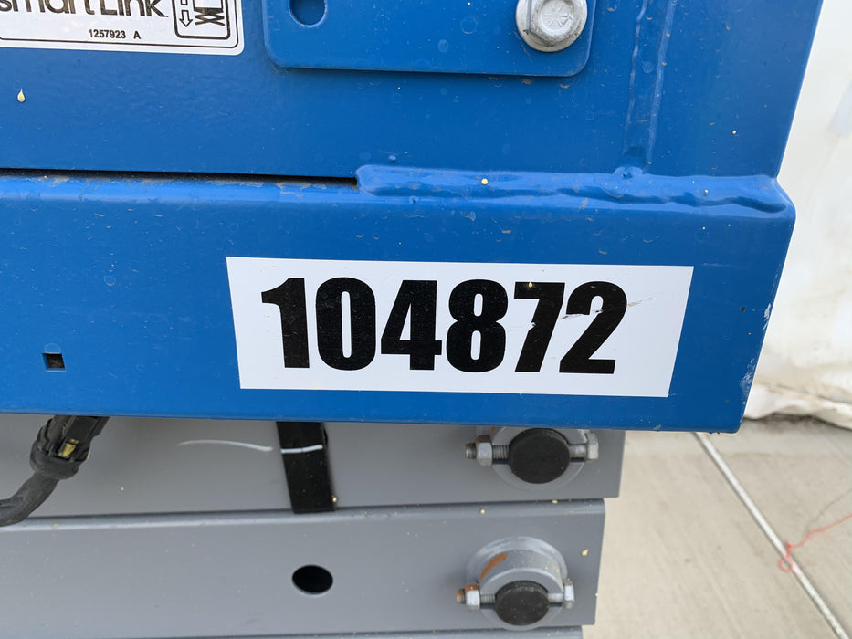 2020 Genie GS-1930 Solid Non Marking Tires, Beacon, Folding rails with half height swing gate, 800W Inverter