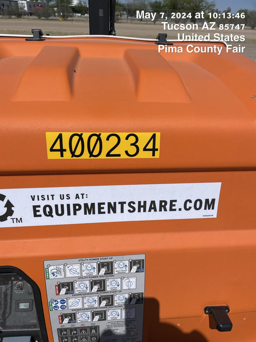 2024 Generac MLT2 Diesel, Flex Switch 120V Input, Powerzone Controller, 
(4) 320W LED Lights, 4kW Generator, 39.9 Gal Fuel Tank, 2" Ball, T3