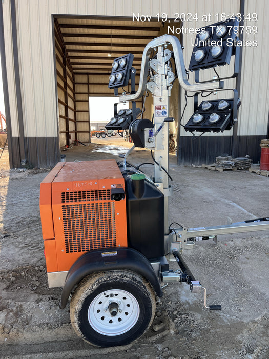 2024 Wanco WLTT-4MM4K Diesel, Deep Sea Controller, Shore Power Plug, Auto Start, (4) 350W LED Floodlights, 4kW Generator, 60 Gal Fuel Tank, 2" Ball, T3