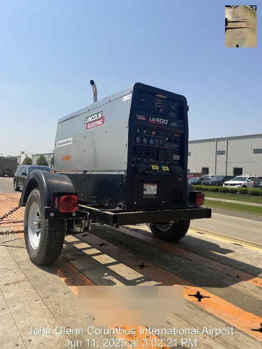 2024 Lincoln Electric LE400 Kubota V1505, Trlr, Cable Rack, Light Kit, ES Decals, T3