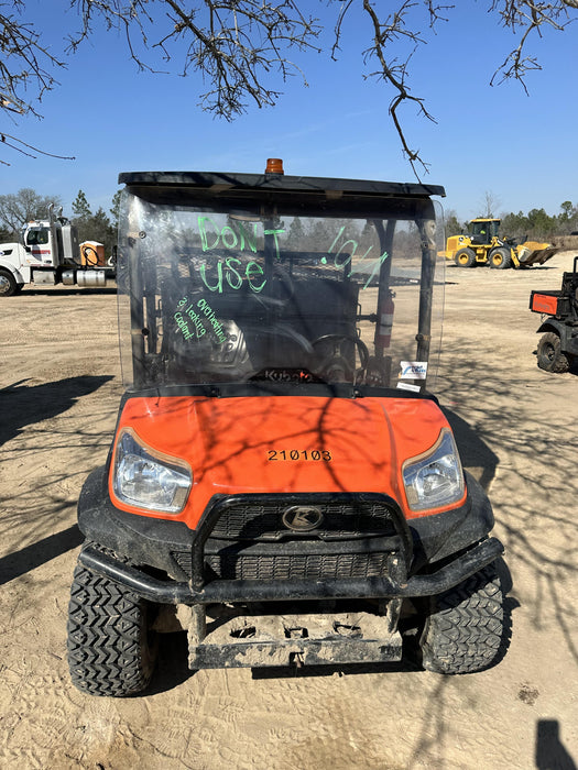 2022 Kubota RTV-X1140W-H Plastic Canopy, Windshield Acrylic Clear, LED Strobe Light, Wire Harness Kit, Back up Alarm