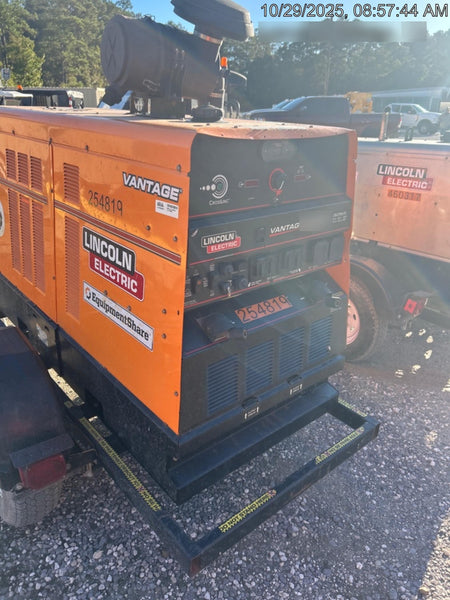 2022 Lincoln Electric Vantage 549X Crosslink Technology, Trailer Mounted, ES Decals, T3