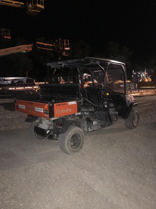 2021 Kubota RTV-X1140W-H Plastic Canopy, Windshield Acrylic Clear, LED Strobe Light, Wire Harness Kit, Back up Alarm