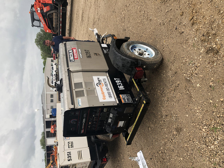 2018 Lincoln Electric Vantage 322 Lincoln Vantage 322 Welder Ready Pak 3 - Vantage 322, Trailer, Fender and light kit, Cable rack