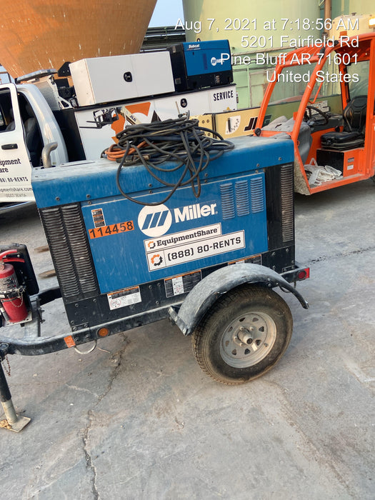 2020 Miller Electric BIG BLUE 400 Trailer Mounted Welder