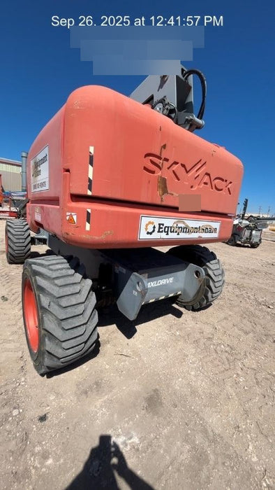 2020 Skyjack SJ86T+ Deutz Diesel, 4wd, FF Tires, Inward Self Closing Gate, Tool Tray, Beacon, 12kW Generator