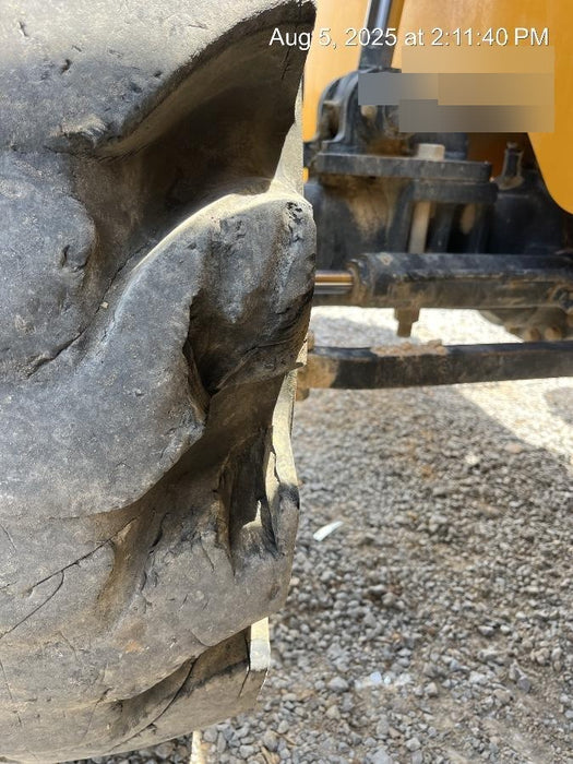 2019 JCB 510-56 Enclosed Cab, 74 HP, Solid Tires, Worklights, Beacon, Aux Hydraulics, Lifting Eye w/66" Carriage/60" Forks