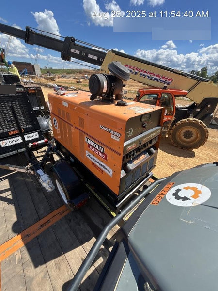 2021 Lincoln Electric Vantage 549X Ready Pak 3, ORANGE (includes trailer, cable rack, fender light kit)