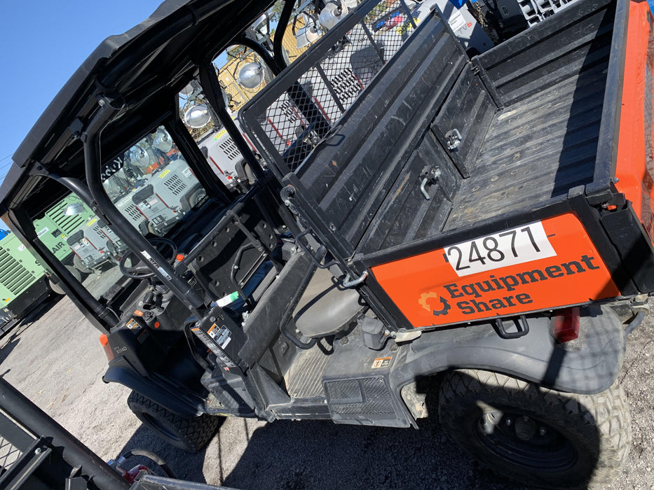 Kubota RTV-X1140W-H Kubota RTVX1140WH 4wd Utility Cart, LED Strobe, Windshield Tempered Glass, Pastic Canopy, Wire Harness Kit, Backup Alarm