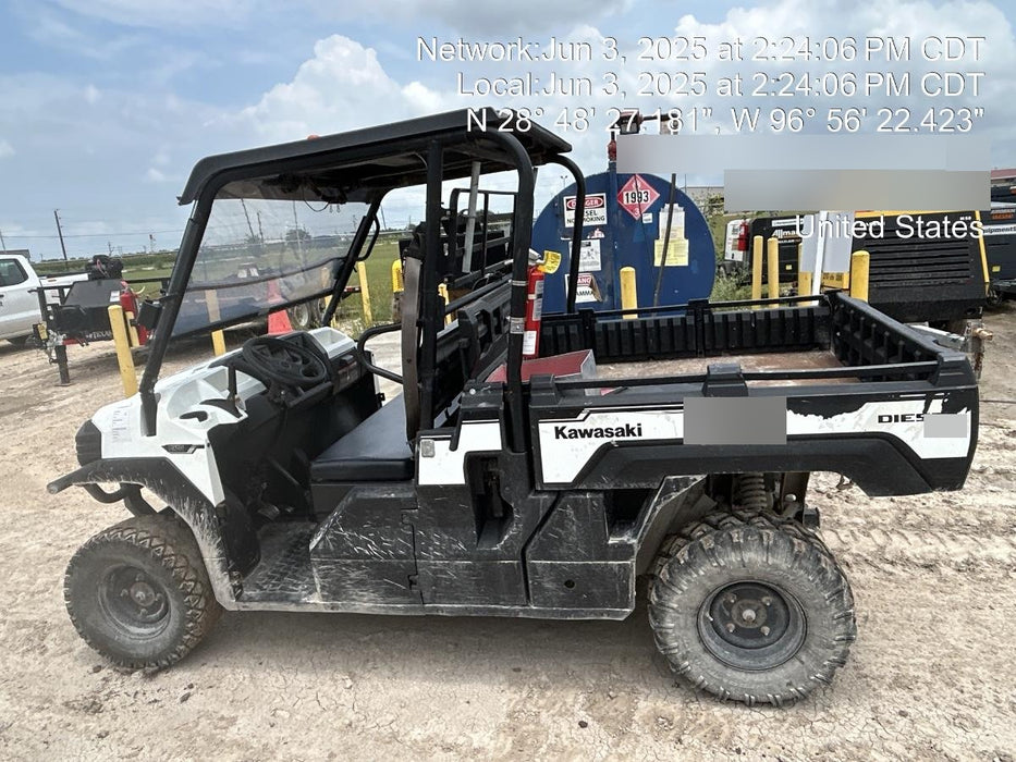 2019 Kawasaki MULE PRO-DX 3 Seater, Standard Options, Backup Alarm, Beacon, Plastic Hard Top, Poly Windshield, Horn Kit