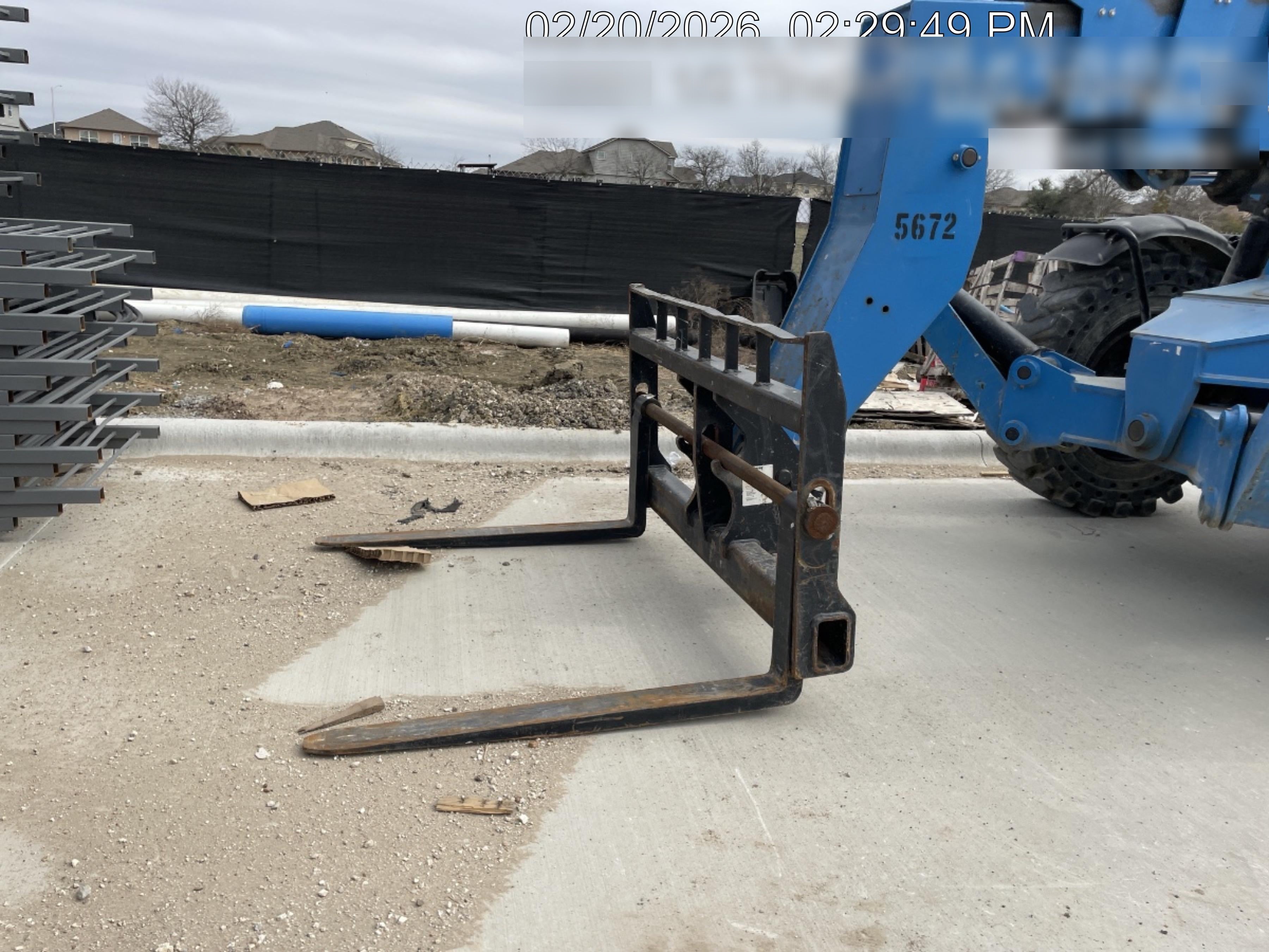 2017 Genie GTH-1056 Genie GTH1056, Solid Tires, 60" carriage, Open ROPS