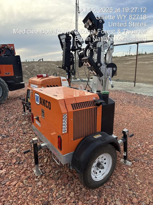 2024 Wanco WLTT-4MM4K Diesel, Deep Sea Controller, Shore Power Plug, Auto Start, (4) 350W LED Floodlights, 4kW Generator, 60 Gal Fuel Tank, 2" Ball, T3