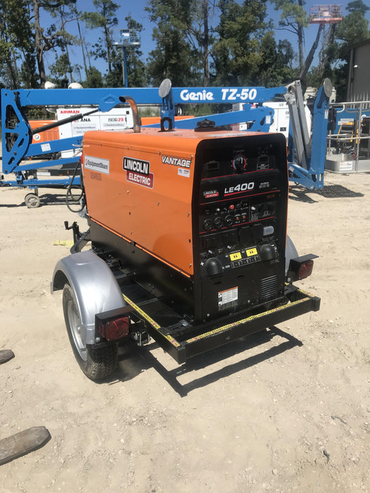 2022 Lincoln Electric LE400 Kubota V1505, Trlr, Cable Rack, Light Kit, ES Decals, T3