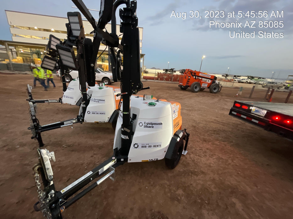 2023 Generac MLT2 Diesel, Flex Switch 120V Input, Powerzone Controller, (4) 320W LED Lights, 4kW Generator, 39.9 Gal Fuel Tank, 2" Ball, T3