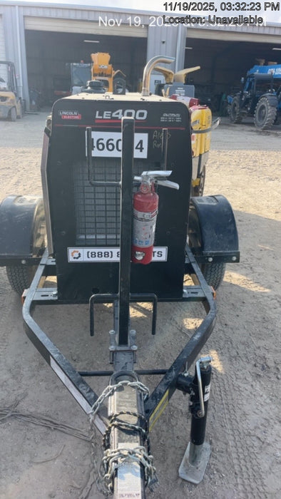 2024 Lincoln Electric LE400 Kubota V1505, Trlr, Cable Rack, Light Kit, ES Decals, T3