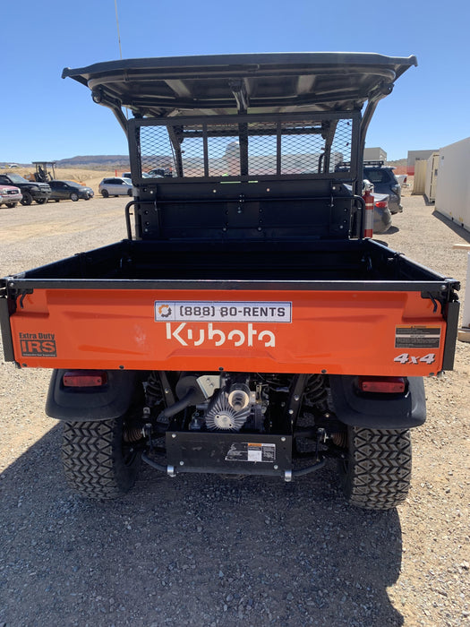 2022 Kubota RTV-X1140W-H Plastic Canopy, Windshield Acrylic Clear, LED Strobe Light, Wire Harness Kit, Back up Alarm