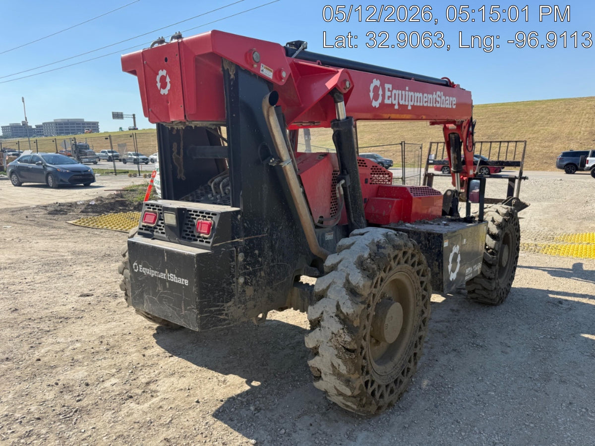 2019 Manitou MTA10055 Canopy, 120 HP, Solid Tires, Work Lights, Lift Hook, Auxiliary Hydraulics 66" Carriage and 60" Forks