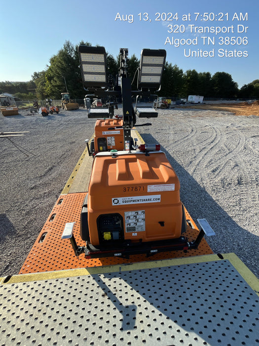 2023 Generac MLT2 Diesel, Flex Switch 120V Input, Powerzone Controller, 
(4) 320W LED Lights, 4kW Generator, 39.9 Gal Fuel Tank, 2" Ball, T3