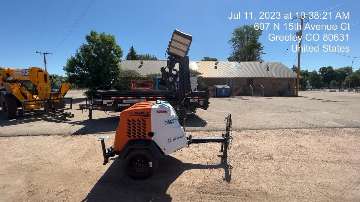 2023 Generac MLT2 Diesel, Flex Switch 120V Input, Powerzone Controller, (4) 320W LED Lights, 4kW Generator, 39.9 Gal Fuel Tank, 2" Ball, T3