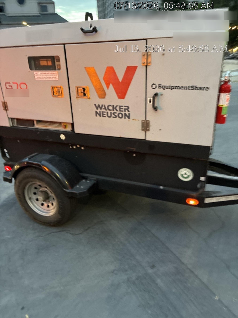 2019 WACKER NEUSON G70