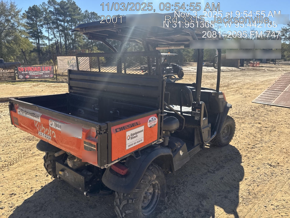 2022 Kubota RTV-X1140W-H Plastic Canopy, Windshield Acrylic Clear, LED Strobe Light, Wire Harness Kit, Back up Alarm