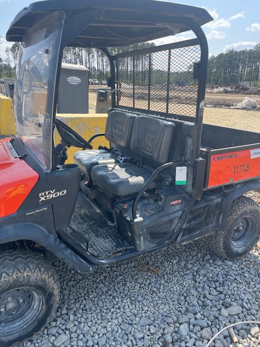2020 Kubota RTV-X900 4wd Utility Cart, Diesel, 2 Seat, LED Strobe, Windshield Tempered Glass, Plastic Canopy, Wire Harness Kit, Backup Alarm