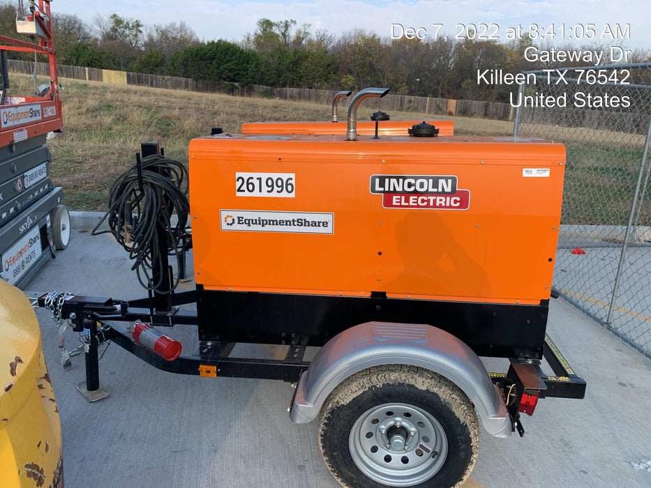 2022 Lincoln Electric LE400 Kubota V1505, Trlr, Cable Rack, Light Kit, ES Decals, T3
