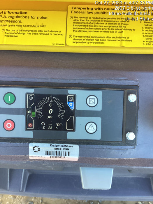 2023 ATLAS COPCO XAS188 CWK