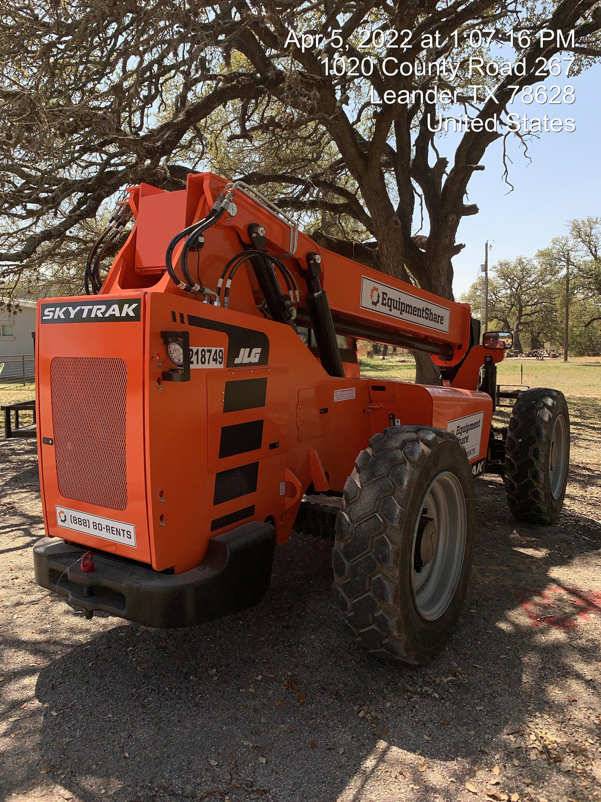 2022 Skytrak 6036 74Hp Dsl, Cab/Heat/Air, Duraforce FF Tires, LED WL