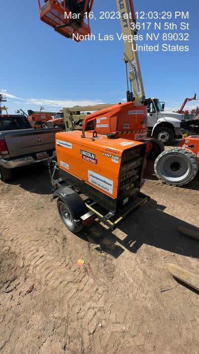 2022 Lincoln Electric LE400 Kubota V1505, Trlr, Cable Rack, Light Kit, ES Decals, T3