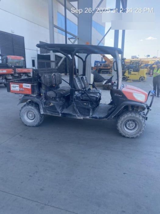 2020 Kubota RTV-X1140W-H Canopy, 4-Seater, Diesel, Windshield Acrylic Clear, LED Strobe, Backup Alarm