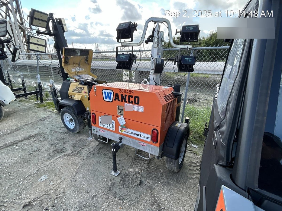 2024 Wanco WLTT-4MM4K Diesel, Deep Sea Controller, Shore Power Plug, Auto Start, (4) 350W LED Floodlights, 4kW Generator, 60 Gal Fuel Tank, 2" Ball, T3