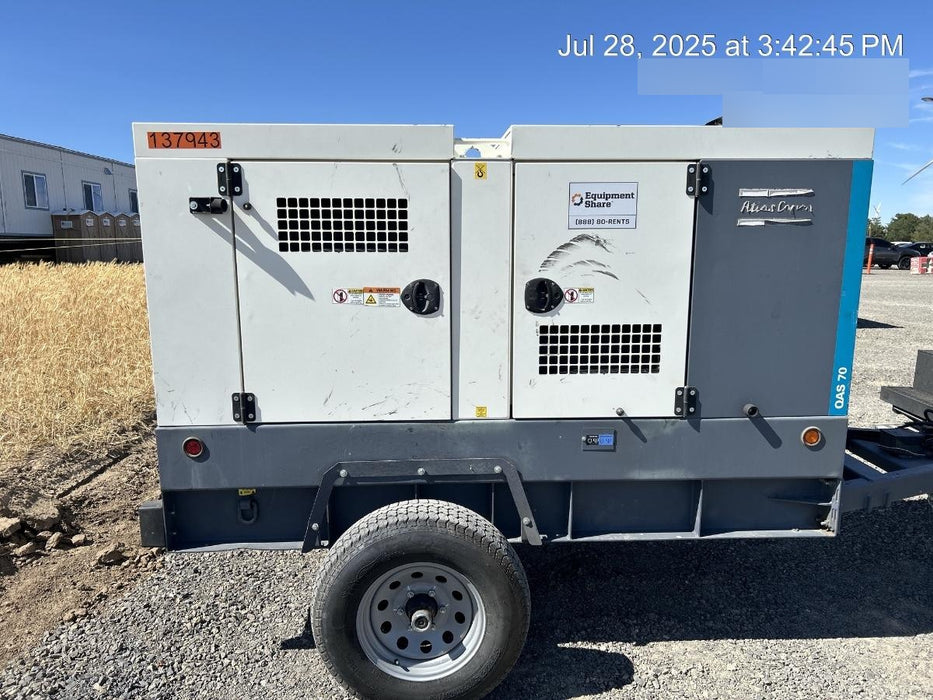 2021 ATLAS COPCO QAS 70