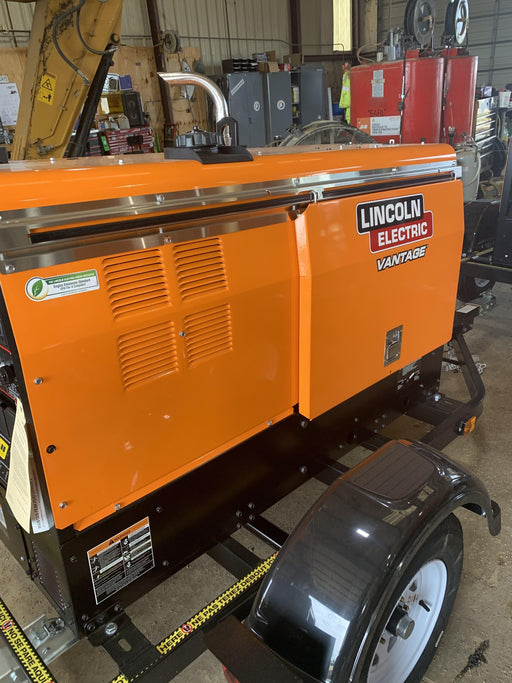 2021 Lincoln Electric Vantage 322 Vantage 322 Ready Pak 3 w/ Decals, ORANGE (includes trailer, cable rack, fender light kit) NO Telematics