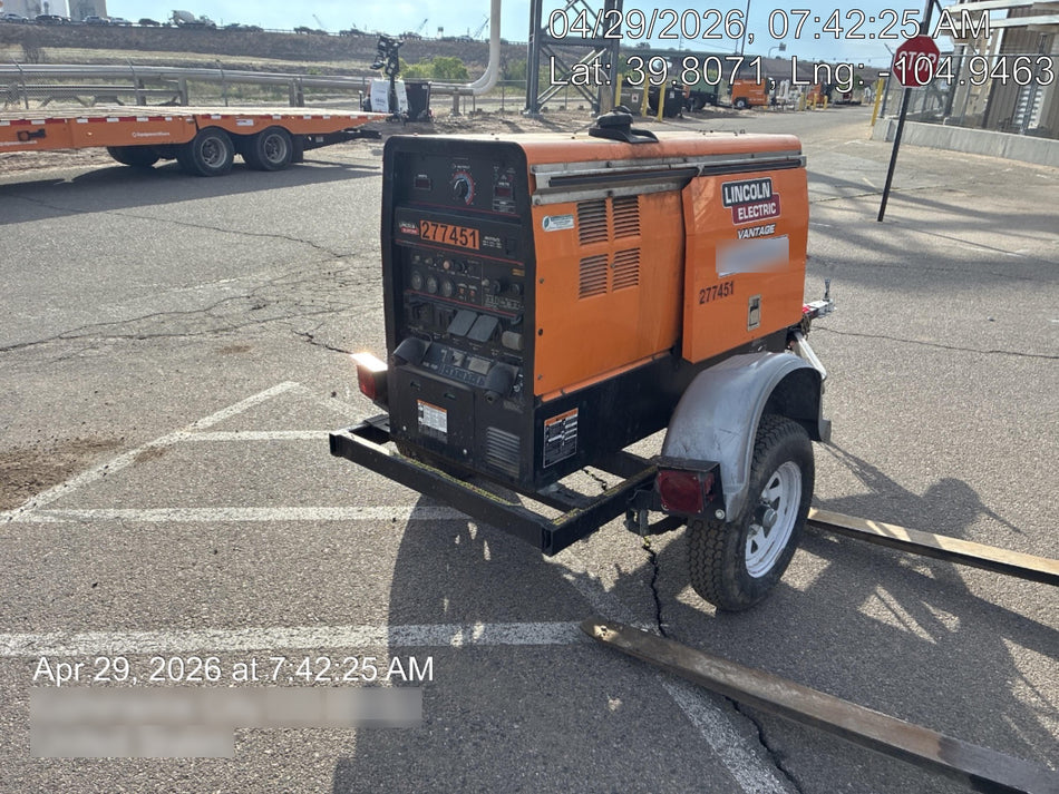 2022 Lincoln Electric LE400 Kubota V1505, Trlr, Cable Rack, Light Kit, ES Decals, T3