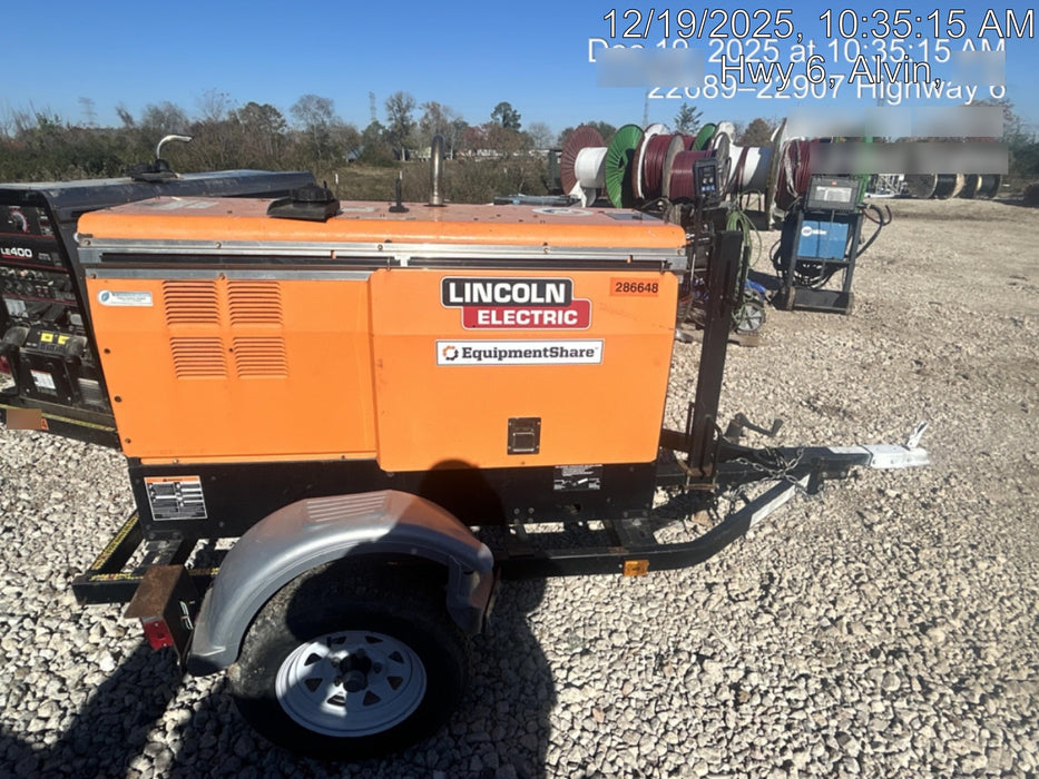 2022 Lincoln Electric LE400 Kubota V1505, Trlr, Cable Rack, Light Kit, ES Decals, T3