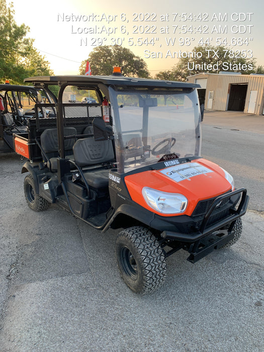 Kubota RTV-X1140W-H Plastic Canopy, Windshield Acrylic Clear, LED Strobe Light, Wire Harness Kit, Back up Alarm