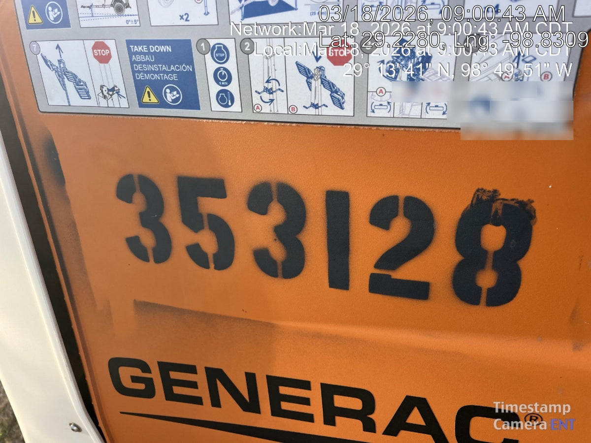 2023 Generac MLT2 Diesel, Flex Switch 120V Input, Powerzone Controller, (4) 320W LED Lights, 4kW Generator, 39.9 Gal Fuel Tank, 2" Ball, T3
