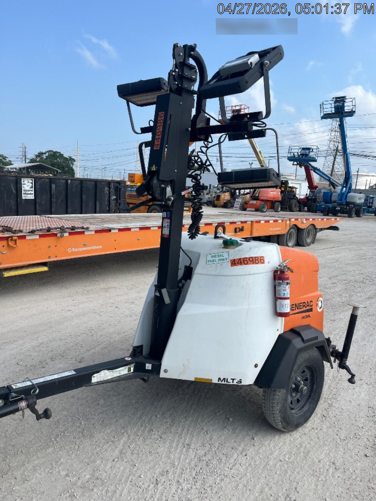 2024 Generac MLTS-4 2.4kW, Mitsu Eng, Analog, LED, Diesel.