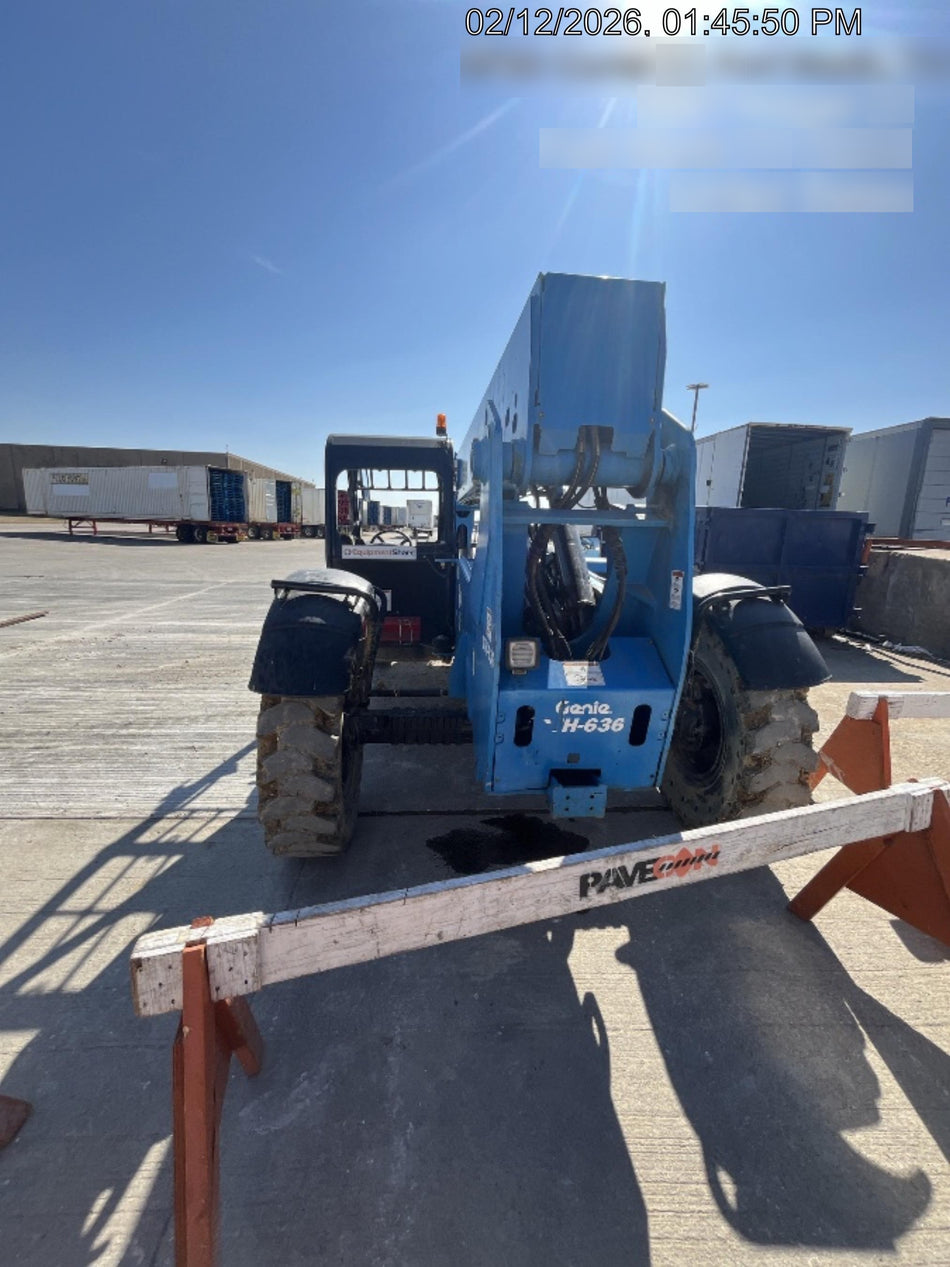 2018 Genie GTH-636 GTH-636 w/Open ROPS, Solid Tires, beacon/work lights, 48" carriage/forks