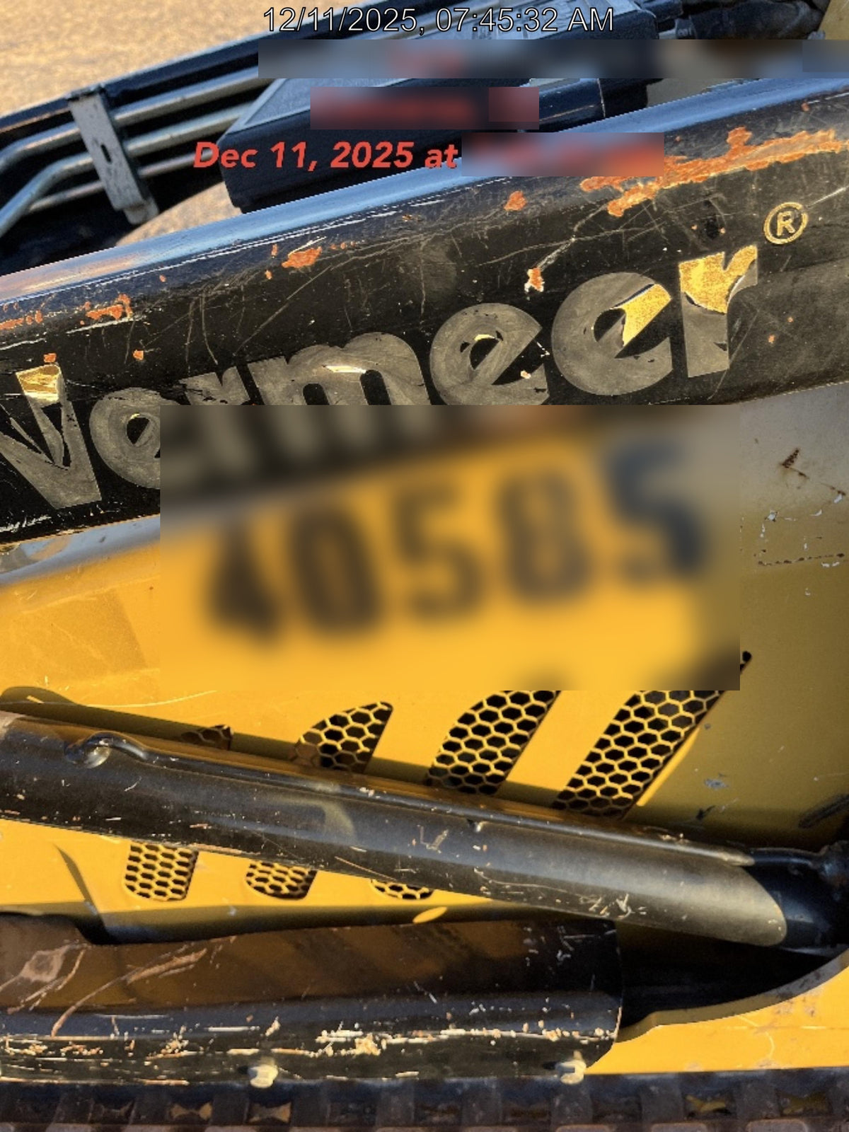 2019 VERMEER S925TX