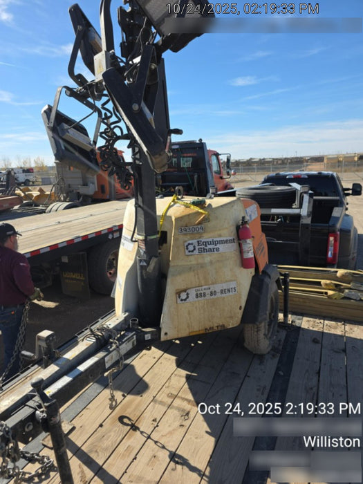 2024 Generac MLT2 Diesel, Flex Switch 120V Input, Powerzone Controller, 
(4) 320W LED Lights, 4kW Generator, 39.9 Gal Fuel Tank, 2" Ball, T3