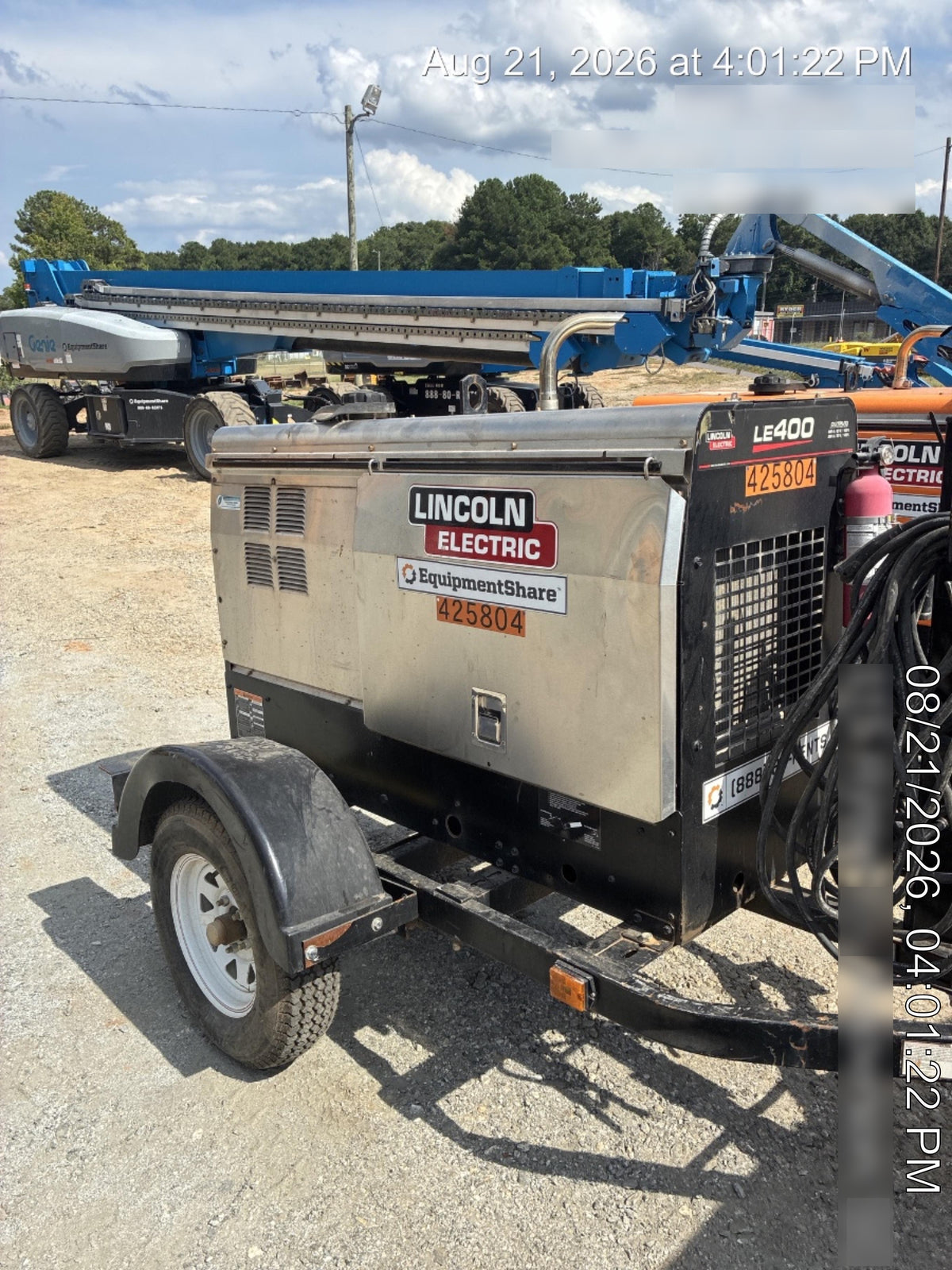 2024 Lincoln Electric LE400 Kubota V1505, Trlr, Cable Rack, Light Kit, ES Decals, T3