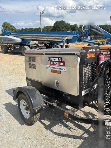 2024 Lincoln Electric LE400 Kubota V1505, Trlr, Cable Rack, Light Kit, ES Decals, T3