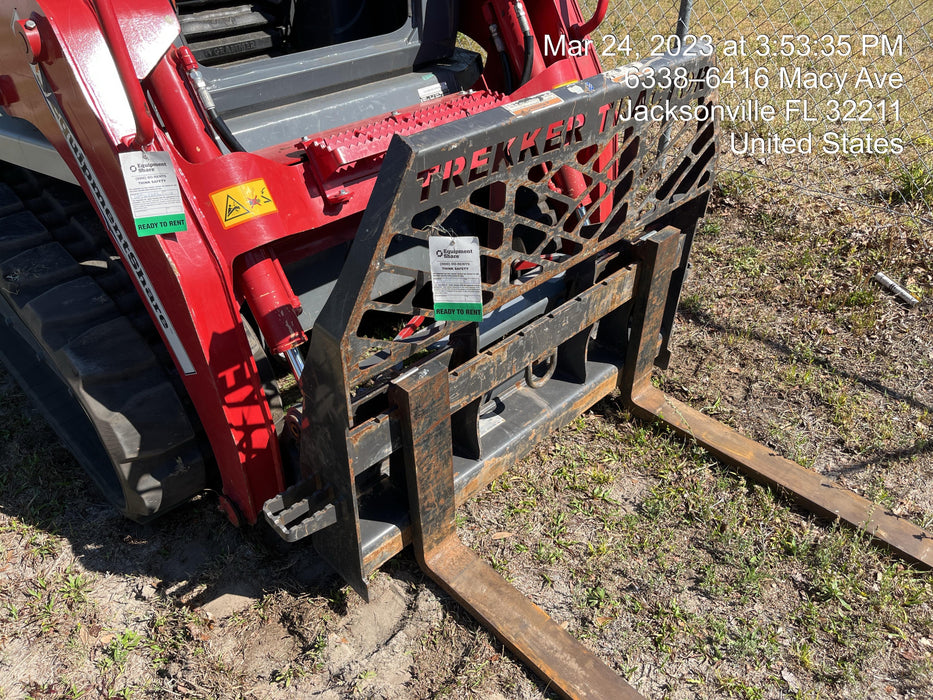 2019 BRADCO 48" Skid Loader Pallet Forks
