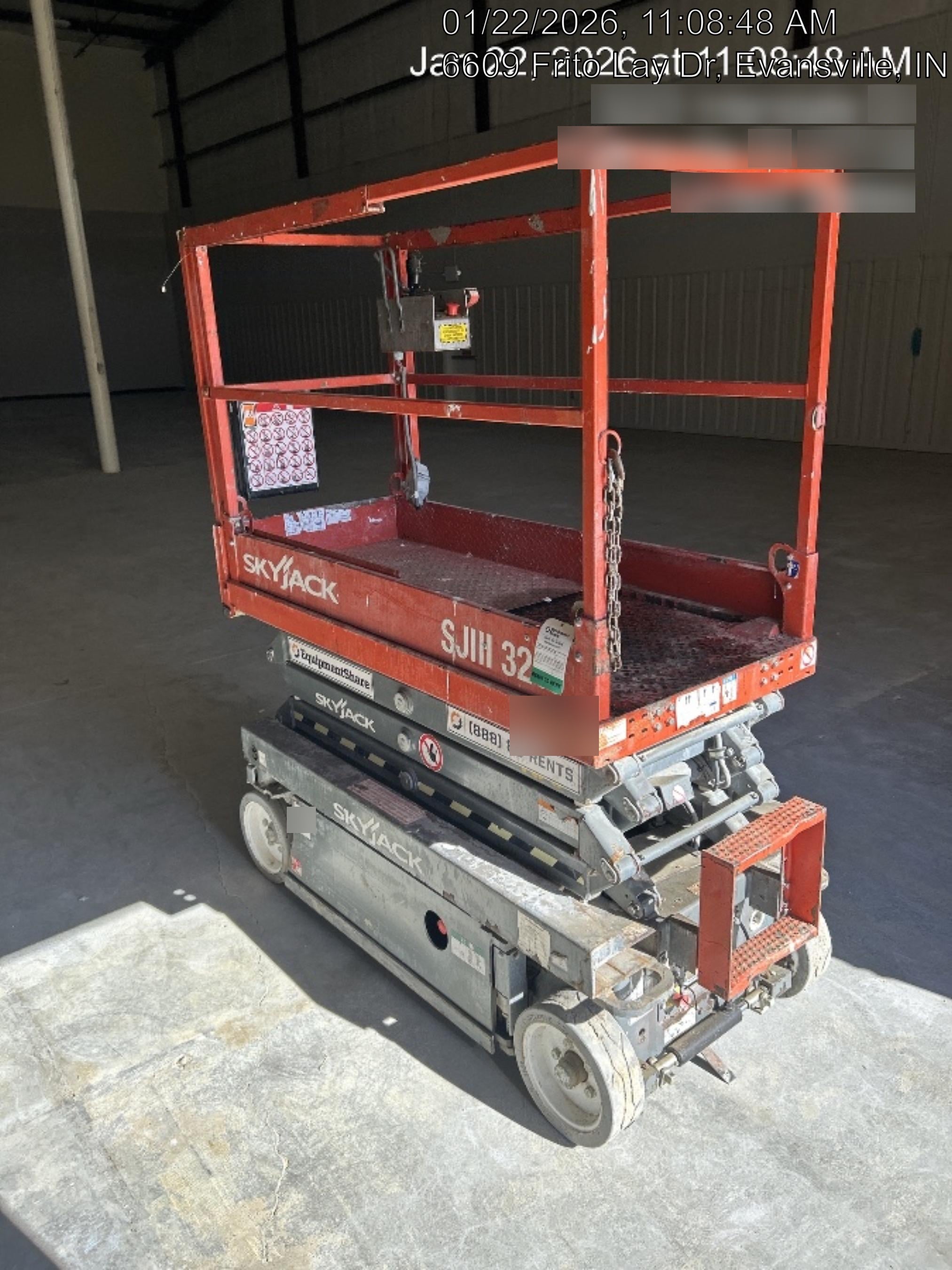 2016 Skyjack SJIII-3219 Standard Rental Specs