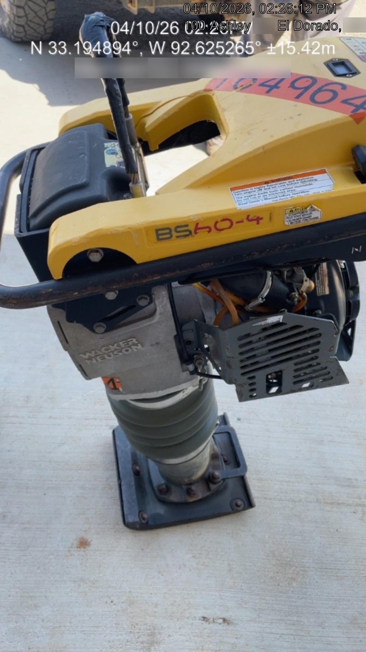 2021 WACKER NEUSON BS60-4As