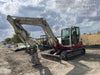 2019 Takeuchi TB290 Cab/Heat/AC Rubber tracks, Dozer blade, Travel alarm, Auxiliary hydraulics Manual QC, Hydraulic thumb, 18", 24", and 36" Buckets