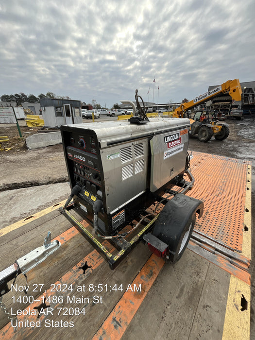 2024 Lincoln Electric LE400 Kubota V1505, Trlr, Cable Rack, Light Kit, ES Decals, T3